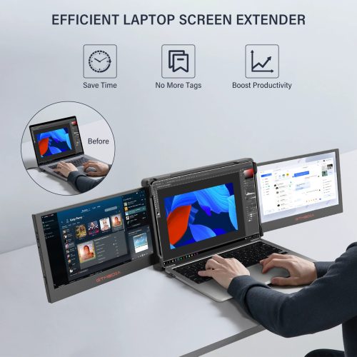 11.6 Inch Laptop Triple Dual Extender Screen Laptops Monitor - Image 12