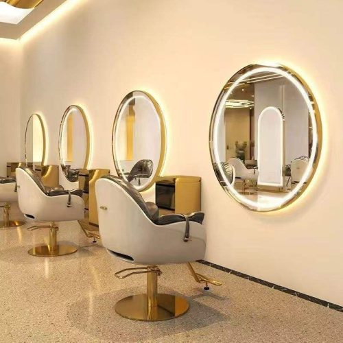 Sober Salon Round Makeup Mirror Led Wall Mirror Vanity Mirror With Lights