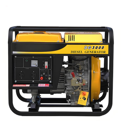 Small Air-Cooled Open Frame 3kw Single-Phase, Three-Phase Diesel Generator Set Suitable For Families