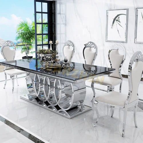 Home Furniture Luxury Modern Dining Room Sets Dining Table and Chairs Dining Table Sets Comedores Mesa De Comedor