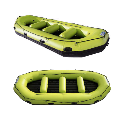 Water Sport 6 Person Inflatable River Rafting Boat Yellow Rescue Drifting Boat Air Inflatable Boats