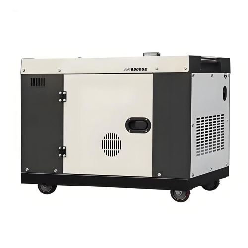 Silent 6.5kw Single Cylinder Diesel Generator Portable Emergency Backup Power AVR Regulator Three-Phase Rated 8kw