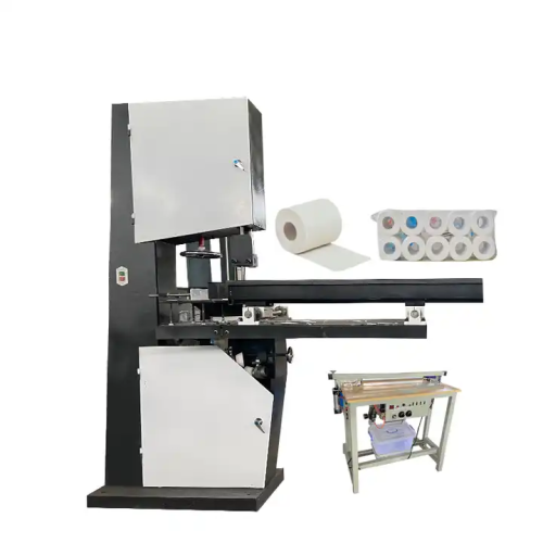 Full Automatic Band Saw Cutting Machine Full Automatic Toilet Paper Cutting Machine Paper Slitting Machine