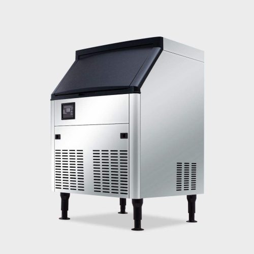 100kg /160lb Snoke Led Lights Commercial Block/Crusher/Block/Pellet Ice Maker With Ice Silo