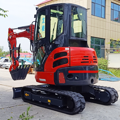 High Quality Mini Excavator 1 Ton Hydraulic Crushing Hammer Municipal Engineering Mini Excavator Kubota Engine 3.5 Tons