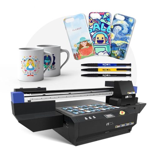 Professional A1 90* 60cm Size i1600 i3200 Head 2400dpi Wide Mug Souvenir UV Rotating Flatbed Printer UV 6090 - Image 2