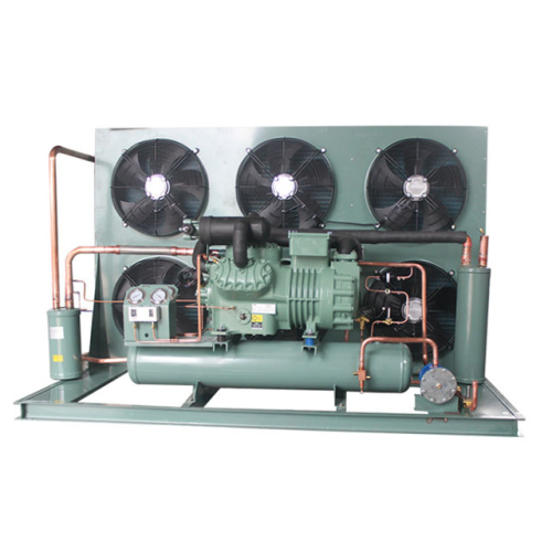 Chillers Cold Room With Low Fault Cooling Piston Semi-Closed Compressor System Air Cooled Condenser Unit