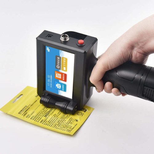 Portable Expiry Date Barcode QR Glass Bottle Printing Machine Handheld Inkjet Printer Printing Coding Machine