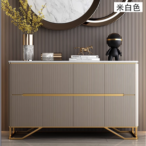 Contemporary Sideboard Buffet with Classic Credenza Design Nordic Style Storage Cabinet