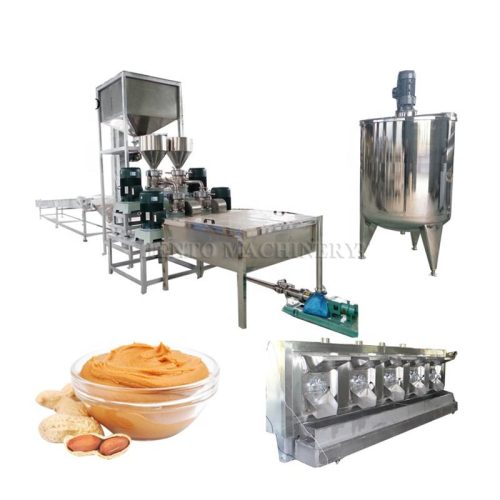 Peanut Butter Production Line / Industrial Peanut Butter Making Machine