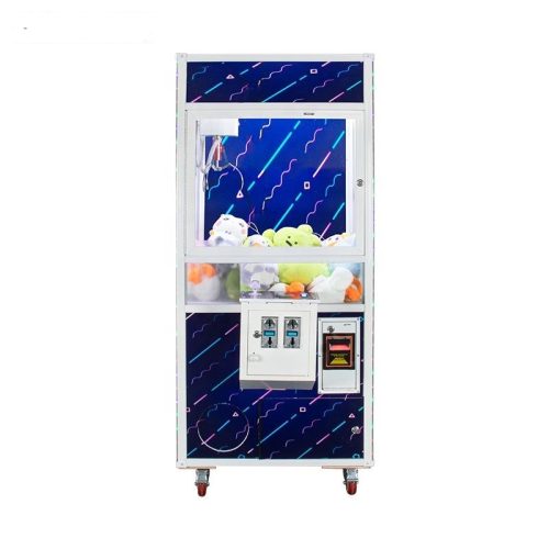 Factory Wholesale Custom Coin Operated Toy Arcade Claw Crane Machine Bill Operation Doll Claw Machine With Bill Acceptor