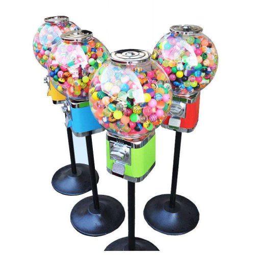 Coin Operated Capsule Toys Candy Bouncy Ball Vending Machine High Quality