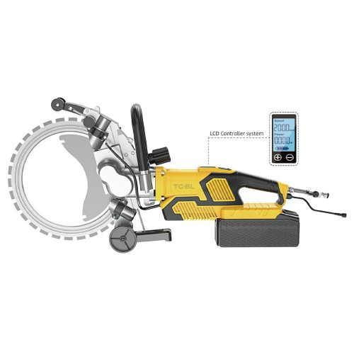 Lithium Battery Powered Ring Saw 290mm Cutting Depth Concrete Wall Cutting Machine Ring Saw Cutting Saw - Image 8