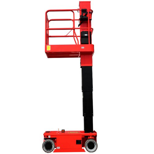 Push Automatic Mast Lift Personnel Aerial Work Equipment With CE - Image 2