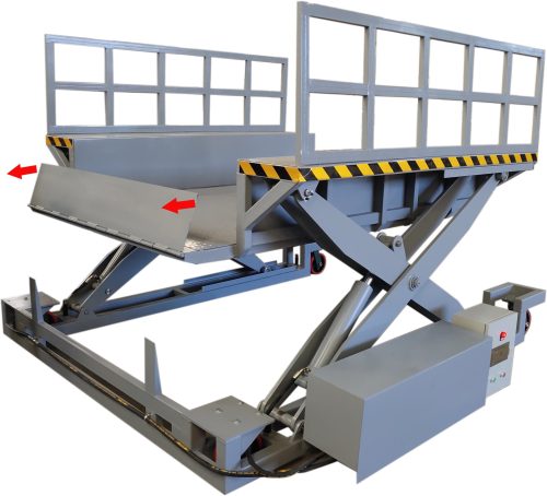 Container Mobile Vertical Lift 1000kg Shear Lift - Image 2