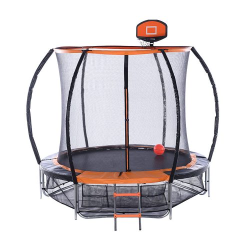 Trampoline ASTM Approved 10FT/12FT /14FT/16FT Trampoline With Safety Enclosure Net Capacity For 10 Kids