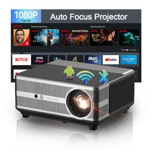 Dust-Proof Android Wireless Business Projector Presentation Device Smart 4k Enclosed Projector TV Home Theater