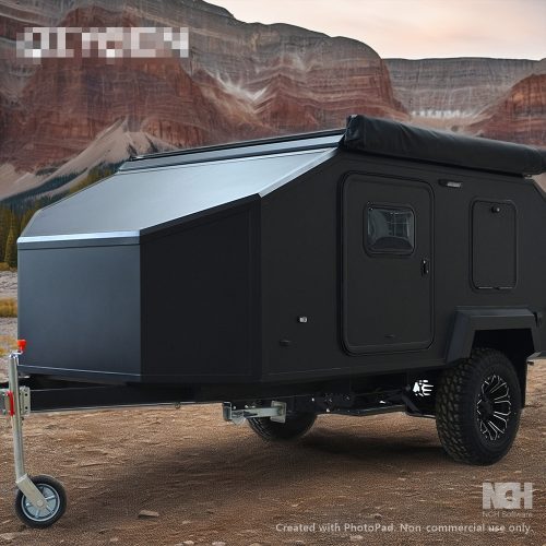 Luxury Full Road Adventure Mini Camper Outdoor Fiberglass Motorhome And Off-Road Inflatable Motorhome Camping Trailer