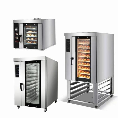 Baking Machine Flow Oven Commercial Electric Countertop High Efficiency Stainless Steel Convection Oven