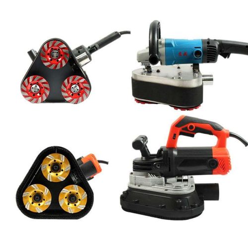 2450W High-power Portable Three-head Grinder Wood Floor Sanding And Polishing Machine