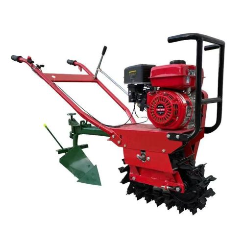 170 Petrol Engine Tracked Farm/Garden Mini Tiller With Plow Aand Tiller Hoe With Multi-function Farm Implements