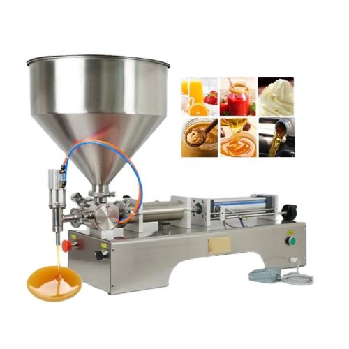 Semi-Automatic Horizontal Pneumatic Liquid Cream Filling Machine