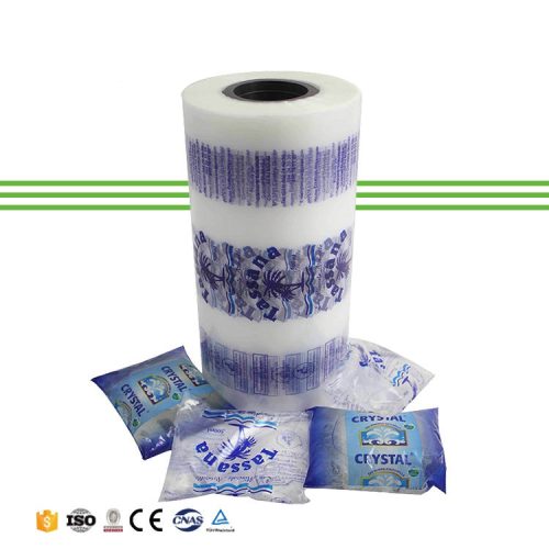 Custom Design Logo Complete Printing Plastic Bag Rolls Sachet Water Film for Sachet Water Filling Machine