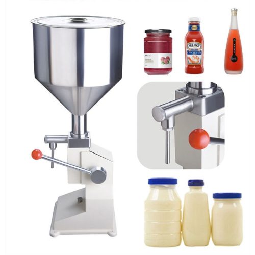 Automatic Pneumatic Small Bottle Juice Cream Oil Manual Liquid Filling Machine