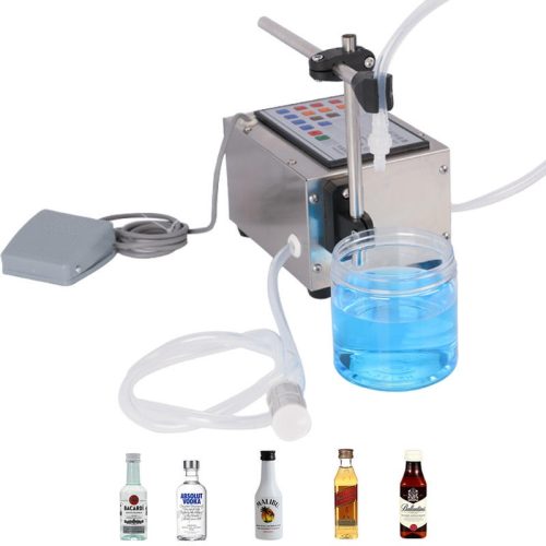 Automatic Single Nozzle 5-3000ml Small Water Bottle Filler Portable Digital Control Pump Liquid Filling Machine