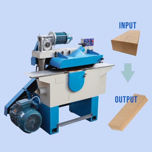 High Efficiency Wood Multi Blade Ripsaw Machine for Square Timber