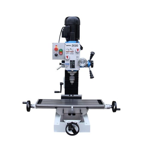 ZX32G High Precision Mini Manual Metal Bench Top Milling Machine Vertical Drilling Machine for Metal Working