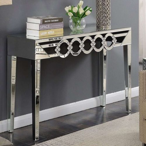 Modern Style Slim Leg Mirror Hall Table Kd Packing Hallway Entry Table Living Room Mirrors Console Table Matching for Home Hotel