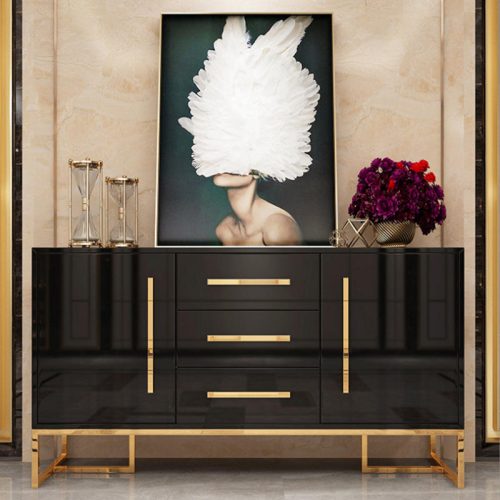 Luxury Modern Style Living Room Entrance Console Tables Dining Room Restaurant Storage Sideboard Cabinet