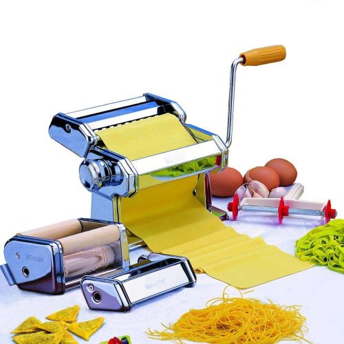 Hand Operated High Quality Manual Pasta Making Machine Set (4 in 1) For Making Pasta And Ravioli - Image 2