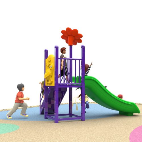 Indoor And Outdoor Slide Kids Children Playground Plastic Swings And Slides - Image 2