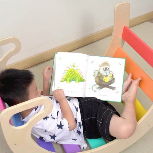 Customizable Indoor Solid Play Toys Combination Set Toddlers Montessori Baby Climber Wood Climbing Frame With Slide For Kids - Image 2