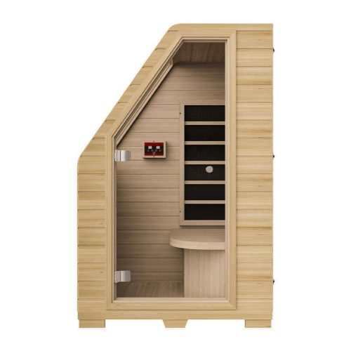 Home Mini Sauna Infrared One-Man-Sized Factory Supply Hemlock Mini Infrared Sauna Dry Health Sauna - Image 3