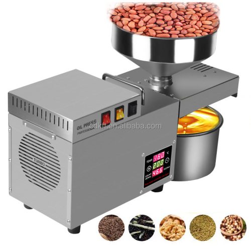 Cooking Oil Making Machine 10kg Per Hour Cold and Hot Press Oil Extraction Machine Oil Press Machine for Groundnuts - Image 2