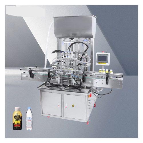 GTSP4G Fully Automatic Paste Cream Filling Machine Four Nozzles Honey Bottle Oil Tea Beverage Applications PLC Liquid Filling - Image 2