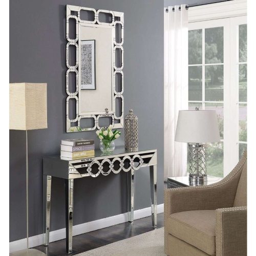 Modern Style Slim Leg Mirror Hall Table Kd Packing Hallway Entry Table Living Room Mirrors Console Table Matching for Home Hotel - Image 2