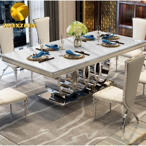 Home Furniture Luxury Modern Dining Room Sets Dining Table and Chairs Dining Table Sets Comedores Mesa De Comedor - Image 2