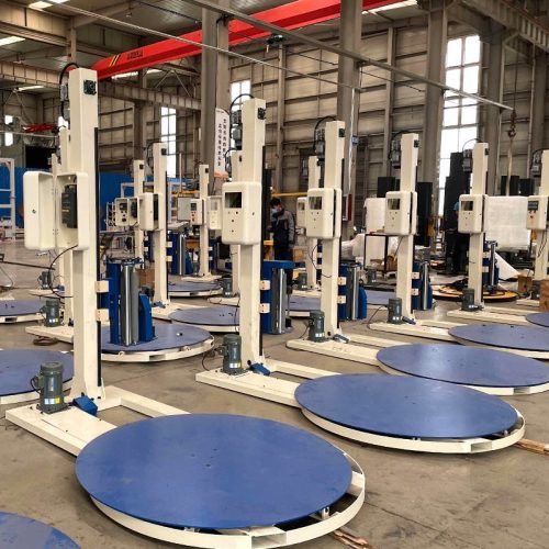 Automatic Stretch Wrap Turntable Machine Pallet Film Wrapper With Scale - Image 3