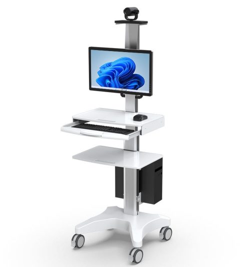 Mobile Computer Cart Medical Monitor Cart Telemedicine Terminals