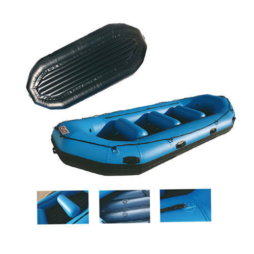 Water Sport 6 Person Inflatable River Rafting Boat Yellow Rescue Drifting Boat Air Inflatable Boats - Image 3