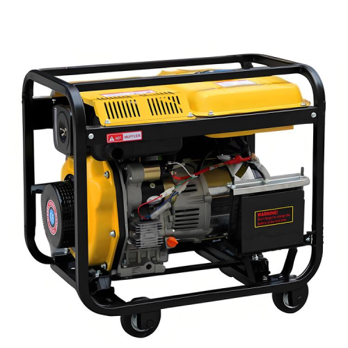 Small Air-Cooled Open Frame 3kw Single-Phase, Three-Phase Diesel Generator Set Suitable For Families - Image 2