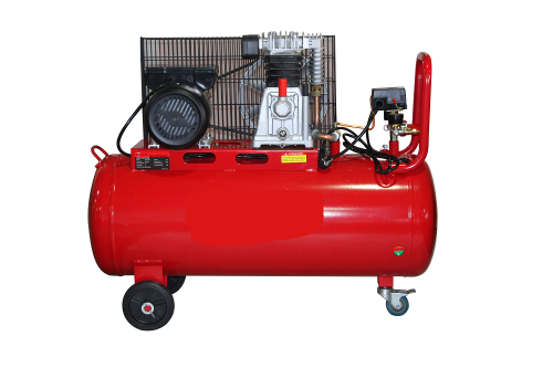 Industrial Portable Air Compressor 220v Dual Voltage 110V 220V 3HP 100L Belt Driven Air Compressor for Sale - Image 3