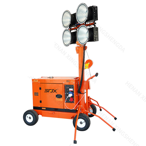 Portable Lighting Towers Trailer Mounted Mobile Light Tower Led Lighting Tower With Trailer - Image 4