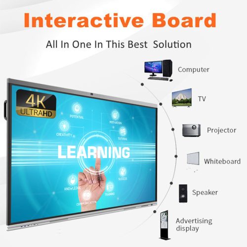 Custom All-In-One 65-110 Inch Electronic Whiteboard Interactive Intelligent Digital Board New Office Meeting - Image 2