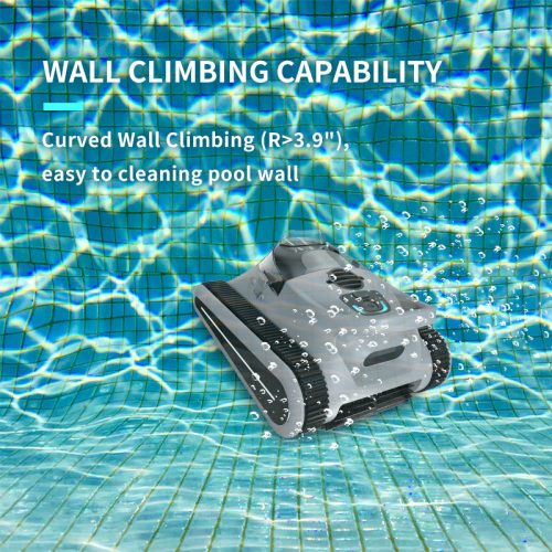 Long Battery Life Fast Charging Intelligent Automatic Wall-Climbing Swimming Pool Cleaning Robot - Image 2