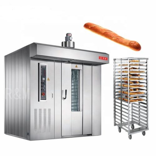 Gas Industrial Rotary Oven For Baking Bread Baking, Italian Commercial 64Tray Rack Rotary Oven - Image 6